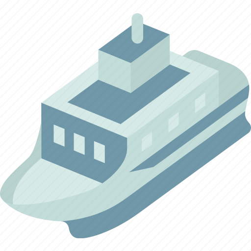 Ferry, boat, passenger, ship, transportation icon - Download on Iconfinder