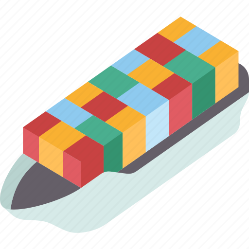 Ship, cargo, container, export, logistics icon - Download on Iconfinder