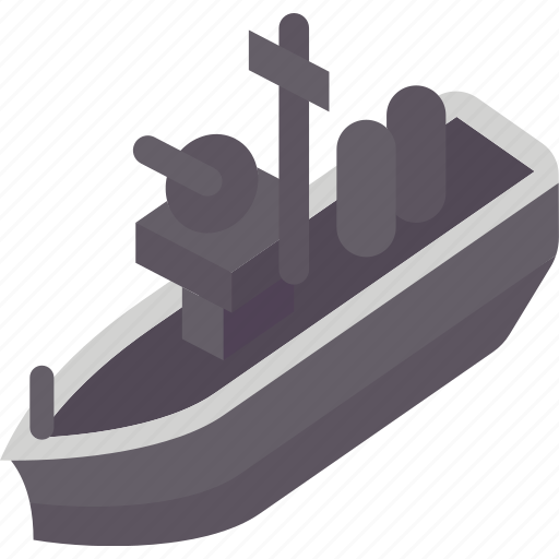 Battleship, navy, military, vessel, marine icon - Download on Iconfinder