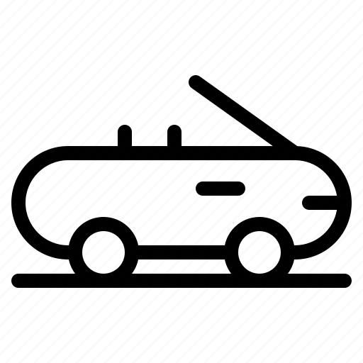 Cabriolet, car icon - Download on Iconfinder on Iconfinder