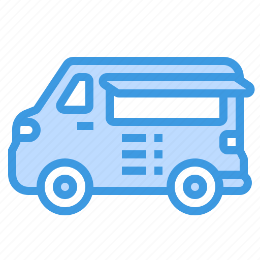Food, truck, fast, van, vehicle icon - Download on Iconfinder