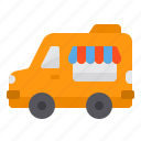 food, truck, fast, vehicle, van