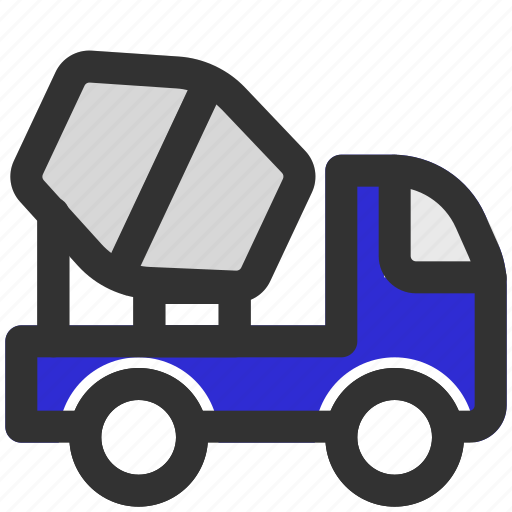 Mixer, truck, delivery icon - Download on Iconfinder
