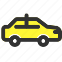 taxi, car, service, vehicle