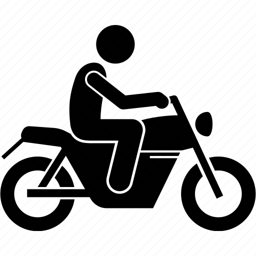 Bike, man, motorbike, motorcycle, riding icon - Download on Iconfinder