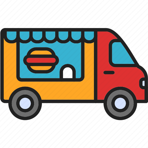 Food, truck, commerce, fast, restaurant, transport icon - Download on Iconfinder
