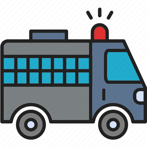 Police, van, transport, vehicle icon - Download on Iconfinder