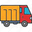 truck, cultivation, pickup, havest, delivery 