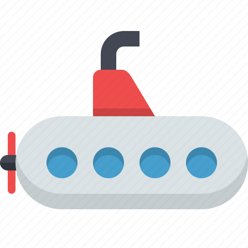 Submarine, underwater, nautical, marine, bathyscaphe icon - Download on Iconfinder