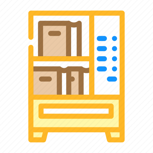 Book, vending, machine, sale, equipment, coffee icon - Download on Iconfinder