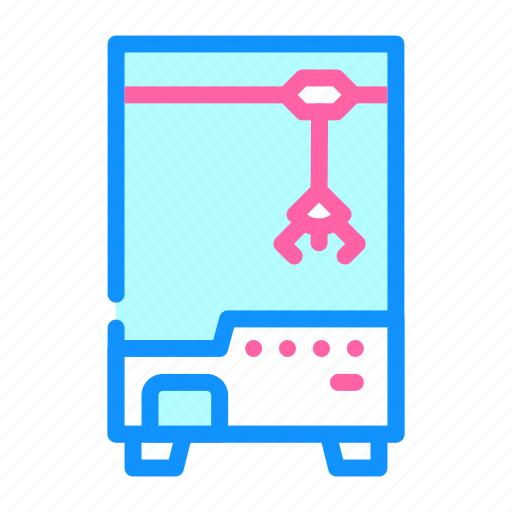 Play, toy, machine, crane, vending, sale icon - Download on Iconfinder