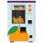 automated machine, coin machine, fruit vending, kiosk machine, vending machine 