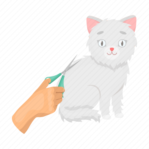 Animal, cat, haircut, medicine, scissors, tool, vet clinic icon - Download on Iconfinder