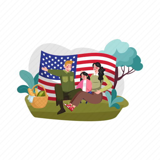 Veterans day, independence, patriot, soldier, national, veteran, holiday illustration - Download on Iconfinder
