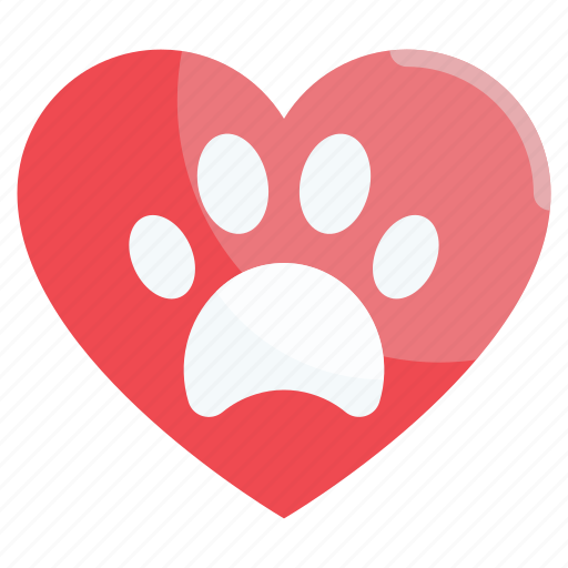 Cat, dog, heart, love, paw, pets icon - Download on Iconfinder