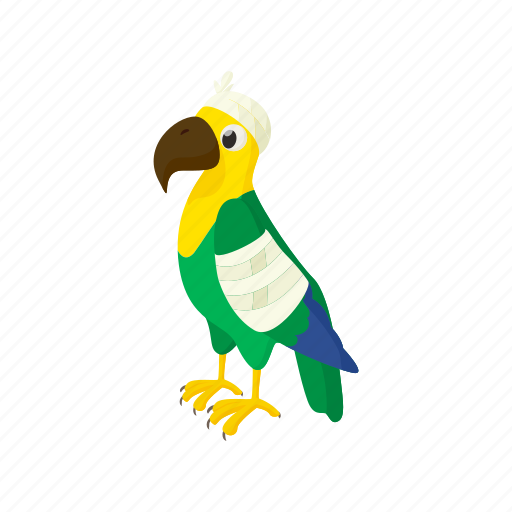 Bird, blog, cartoon, parrot, sick, site, vet icon - Download on Iconfinder
