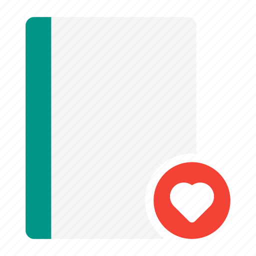 Book, favorite, heart, notebook, read icon - Download on Iconfinder
