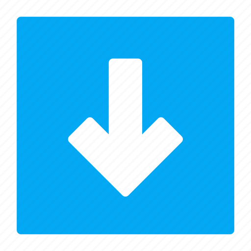 Arrow, bottom, direction, down, download icon - Download on Iconfinder