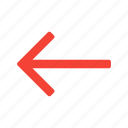 arrow, back, backward, direction, left, previous