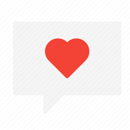 Bubble, chat, conversation, heart, love, message, talk icon - Download on Iconfinder