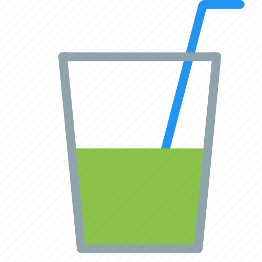 Drink, glass, juice, outing, straw, water icon - Download on Iconfinder