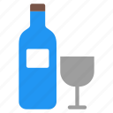 alcohol, bottle, drink, glass, liquor, wine