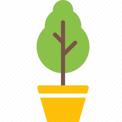 Flowerpot, garden, nature, plant, pot, tree icon - Download on Iconfinder