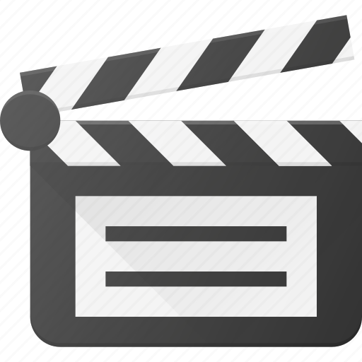 Clapper, clip, cut, movie, open icon - Download on Iconfinder