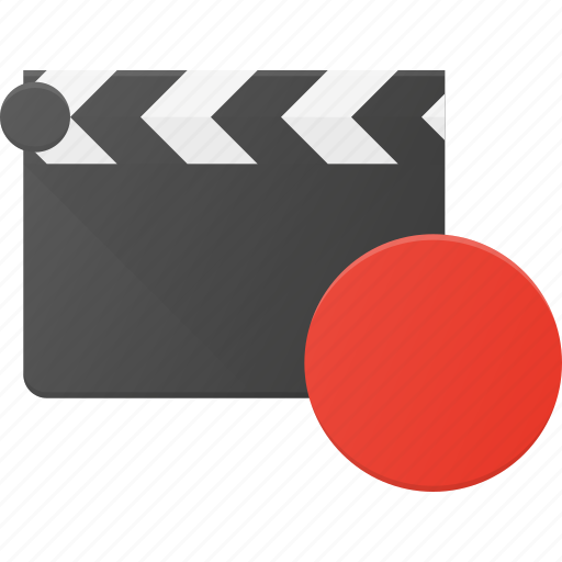 Clapper, clip, cut, movie, record icon - Download on Iconfinder