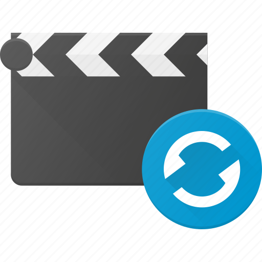 Clapper, clip, cut, movie, replay icon - Download on Iconfinder