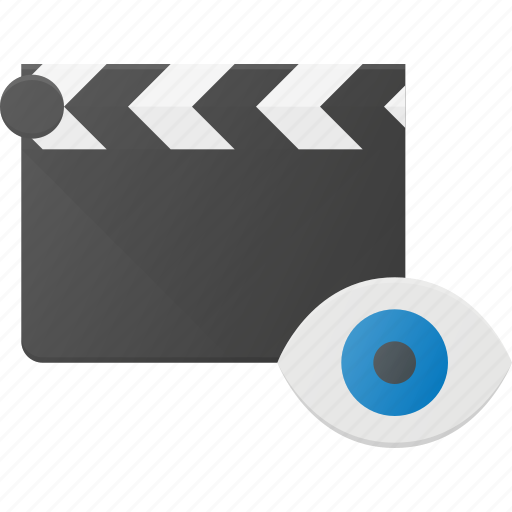 Clapper, clip, cut, movie, view icon - Download on Iconfinder