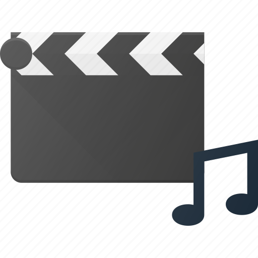 Clapper, clip, music, video, videoclip icon - Download on Iconfinder