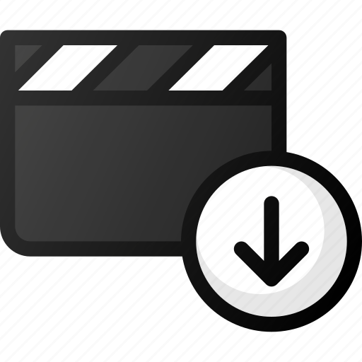 Download, clip, movie, video, film icon - Download on Iconfinder