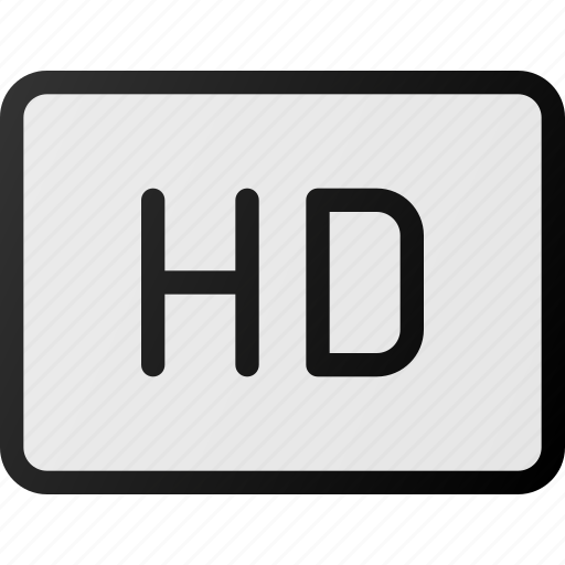 High, definision, movie, video, film, resolution icon - Download on Iconfinder