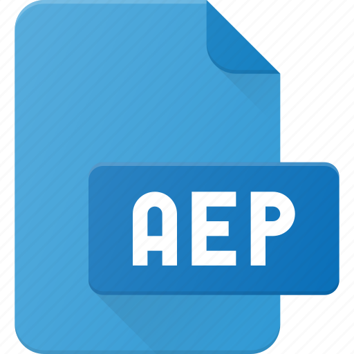 Aep, document, file, film, video icon - Download on Iconfinder