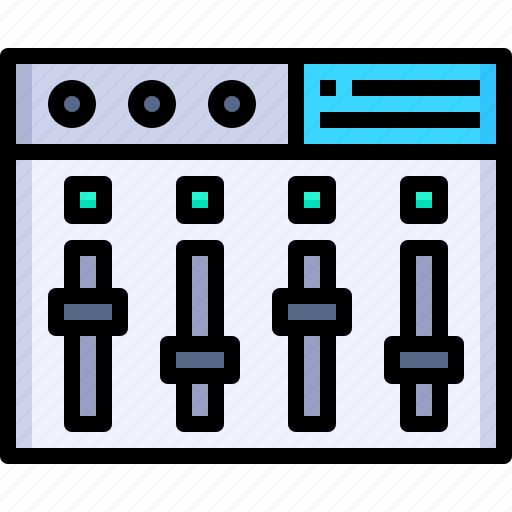 Audio, media, mixer, production, video icon - Download on Iconfinder