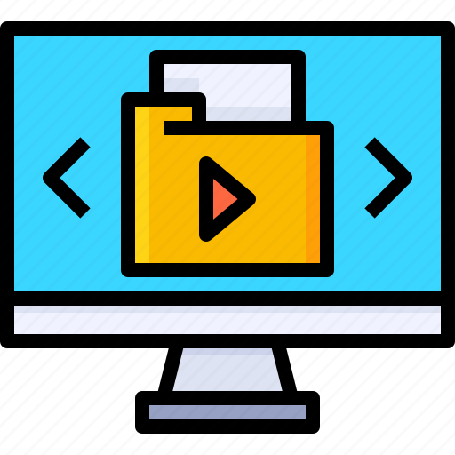 Audio, folder, media, production, video icon - Download on Iconfinder