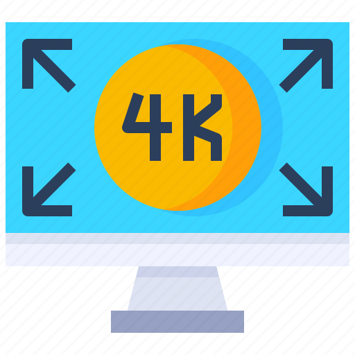 4k, audio, media, production, video icon - Download on Iconfinder