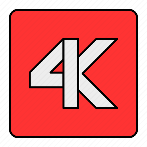 4k, high resolution, video, vlogging, multimedia, uhd icon - Download on Iconfinder