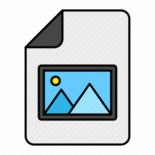 Picture, pic, file, image, extension, file type, document icon - Download on Iconfinder