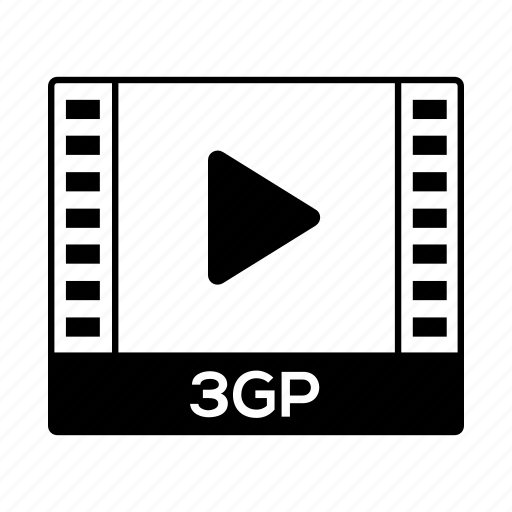 Film, format, movie, threegp, video icon - Download on Iconfinder