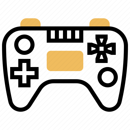 Controller, device, game, joystick, wireless icon - Download on Iconfinder