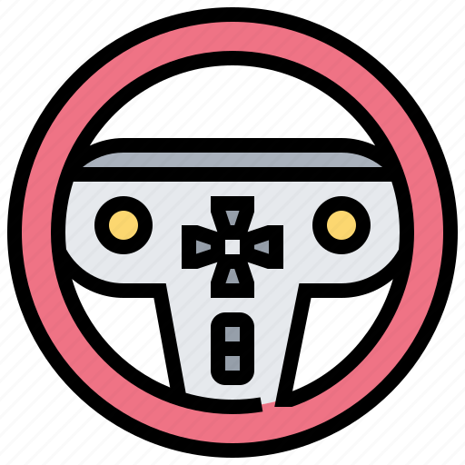 Car, drive, game, joystick, steering icon - Download on Iconfinder