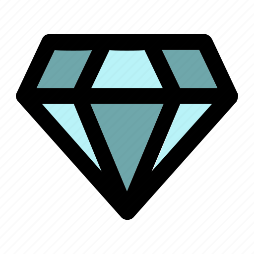 Diamond, jewelry, gem, jewel, stone, gemstone, crystal icon - Download on Iconfinder