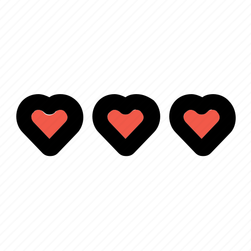 Hearts, love, heart, valentine, romance, romantic, like icon - Download on Iconfinder