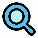 magnifier, search, find, zoom, magnifying, glass, browse, discover, lens