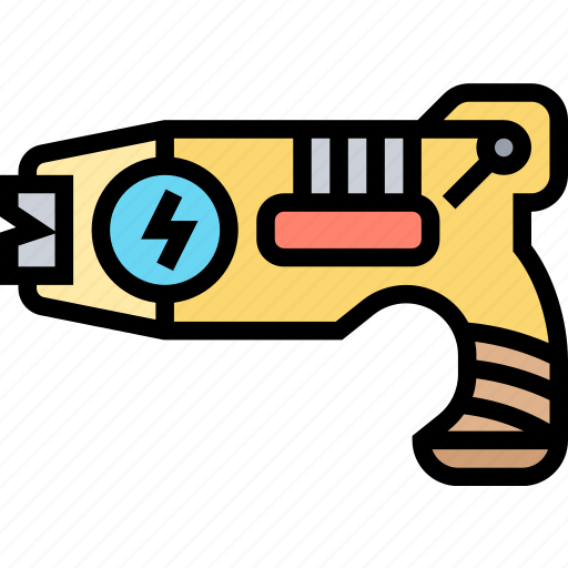 Taser, gun, electroshock, weapon, device icon - Download on Iconfinder