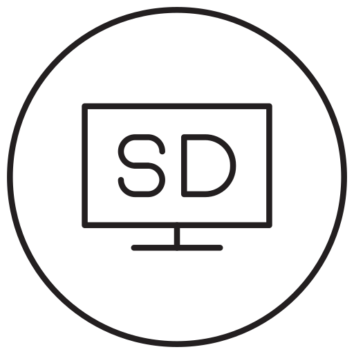 Computer, desktop, display, monitor, screen, sd, tv icon - Free download