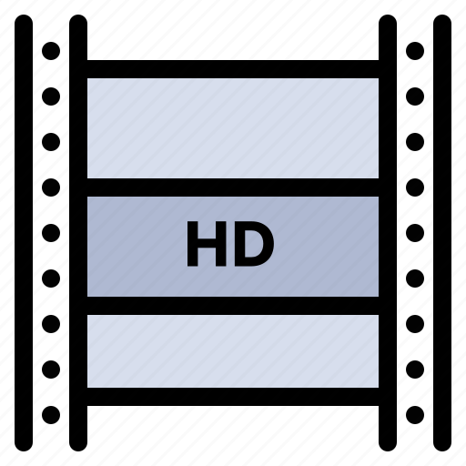 Broadcasting, digital, film, filmmaking, hd, in, video icon - Download on Iconfinder