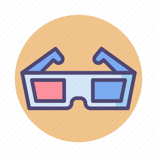 3d, 3d glasses, glasses icon - Download on Iconfinder